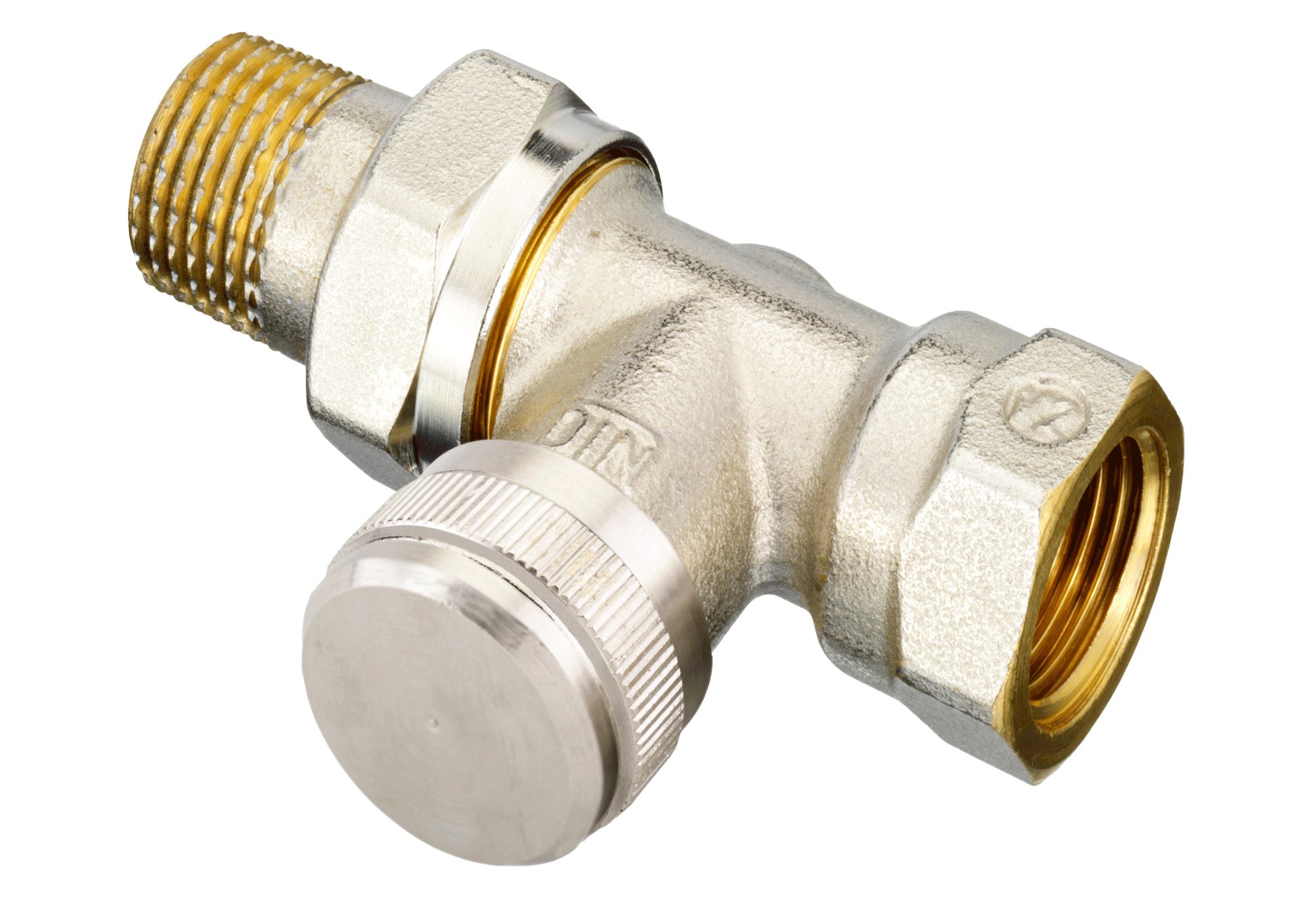 Фото Клапан запорный Danfoss RLV Ду15 прямой 1