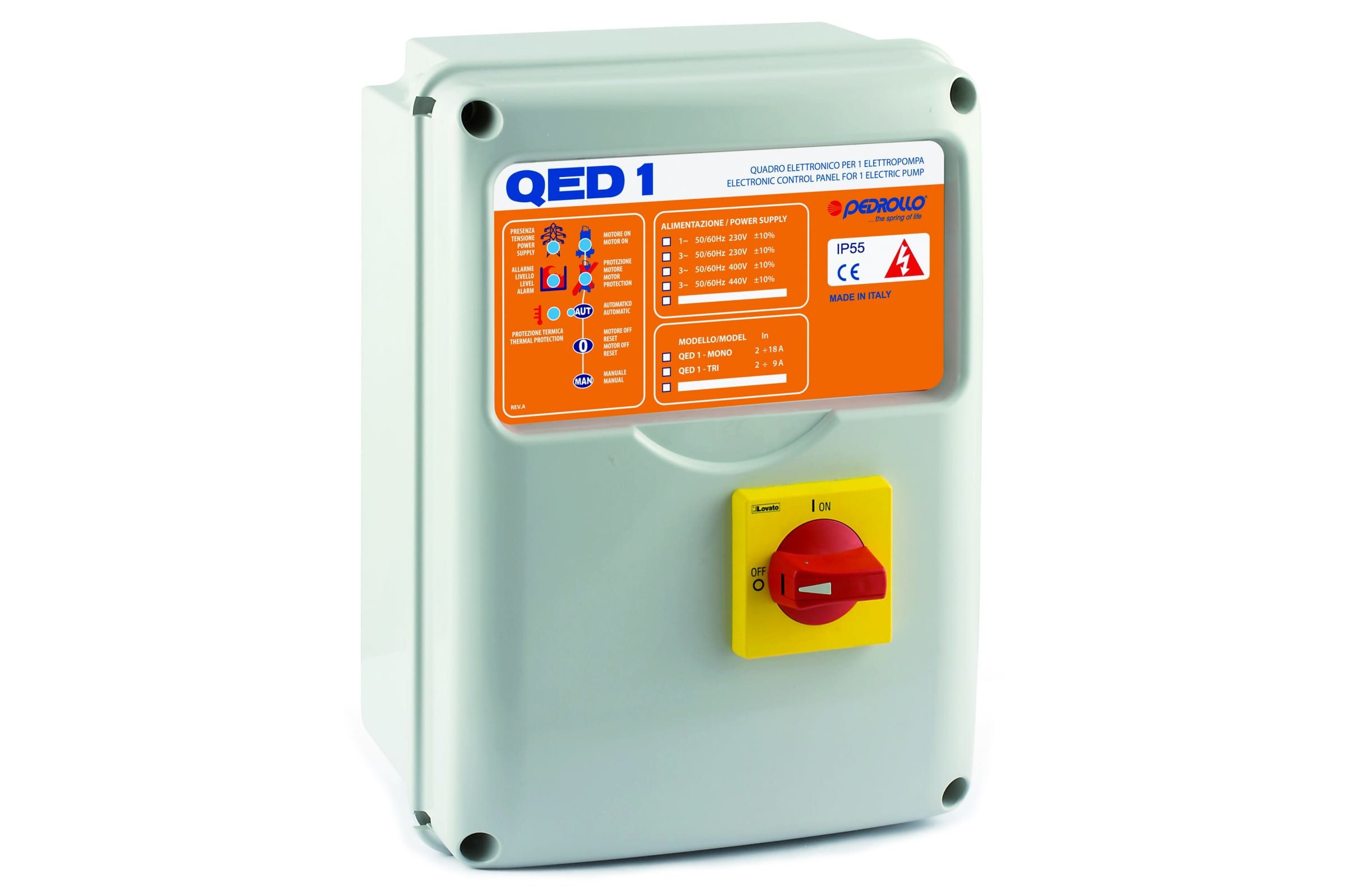 Пульт QED 1 - TRI/ 3 (QED 1 Pedrollo 533QED013T