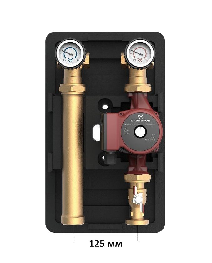 Фото Насосная группа Grundfos Heatmix D25 UPS 40 Rp 1"/ G 1 1/2" 2