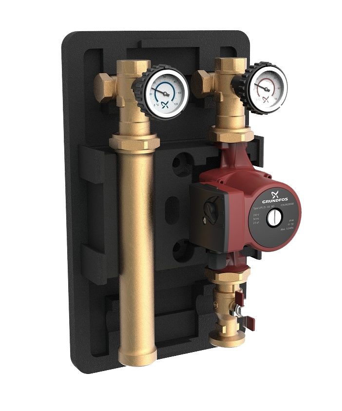 Фото Насосная группа Grundfos Heatmix D25 UPS 40 Rp 1"/ G 1 1/2" 1
