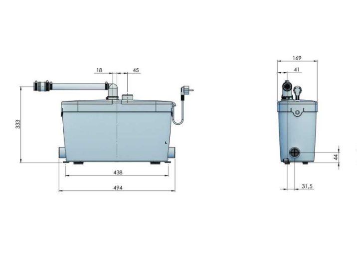 Фото Установка насосная канализационная SFA SANIACCESS Pump (1х220В; 0,40кВт) 2