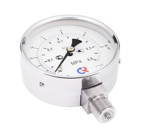Фото Манометр Росма ТМ-511Р.00(0-0,6MPa)/(-30-+10C)M20x1,5.1,5.NH3 Двойная шкала 1