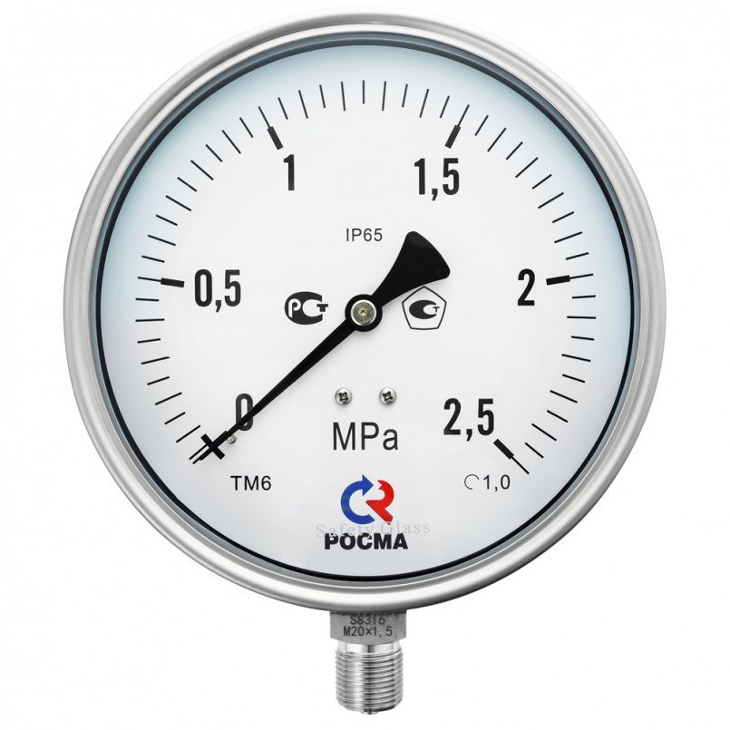 Манометр ТМ-621РКТ.00 (0-10MPa) Росма 00000013683