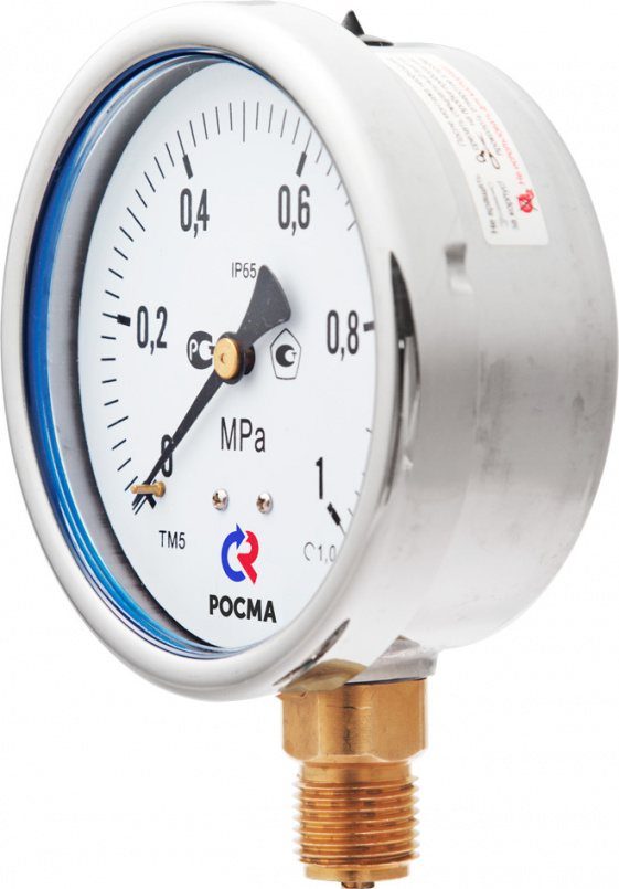 Фото Манометр Росма ТМ-520Р.00(0-40MPa)G1/2.1,0 1