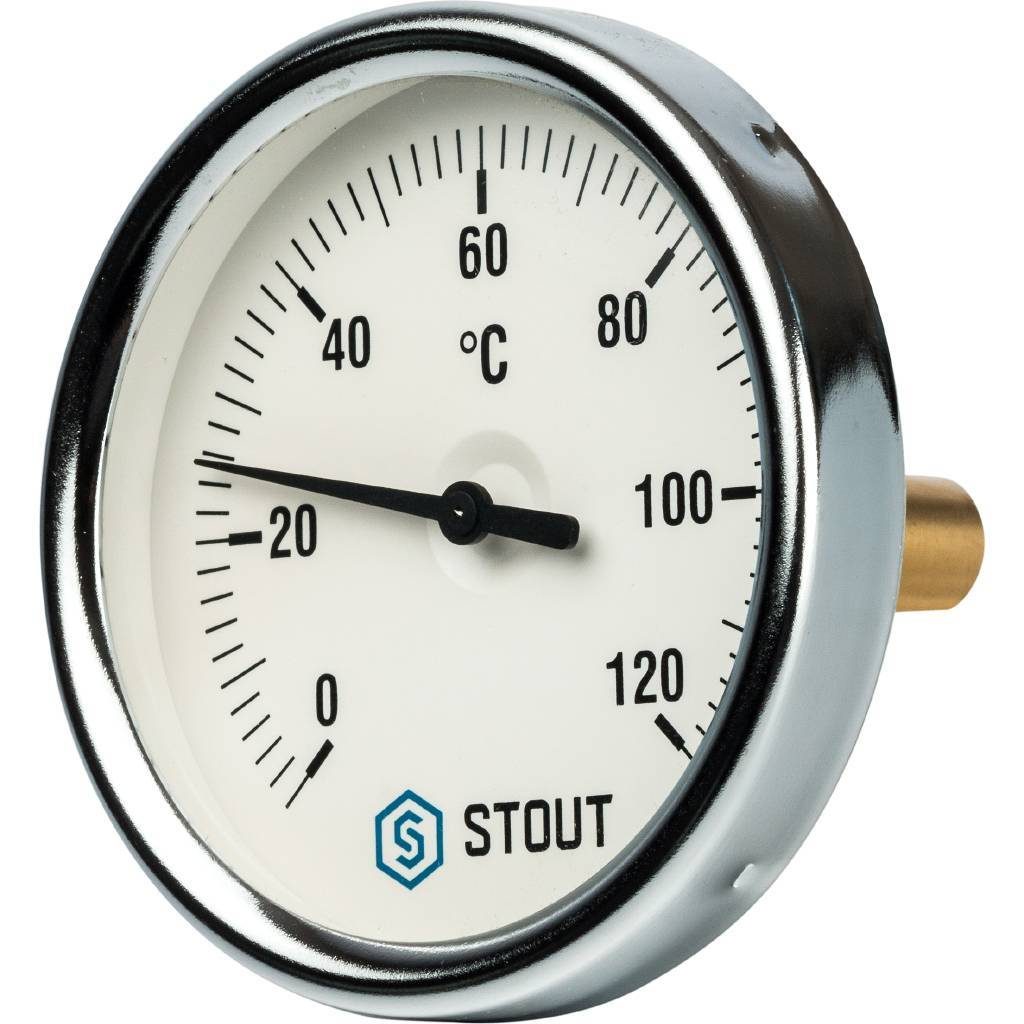 Манометр аксиальный. Корпус Stout SIM-0009-501008