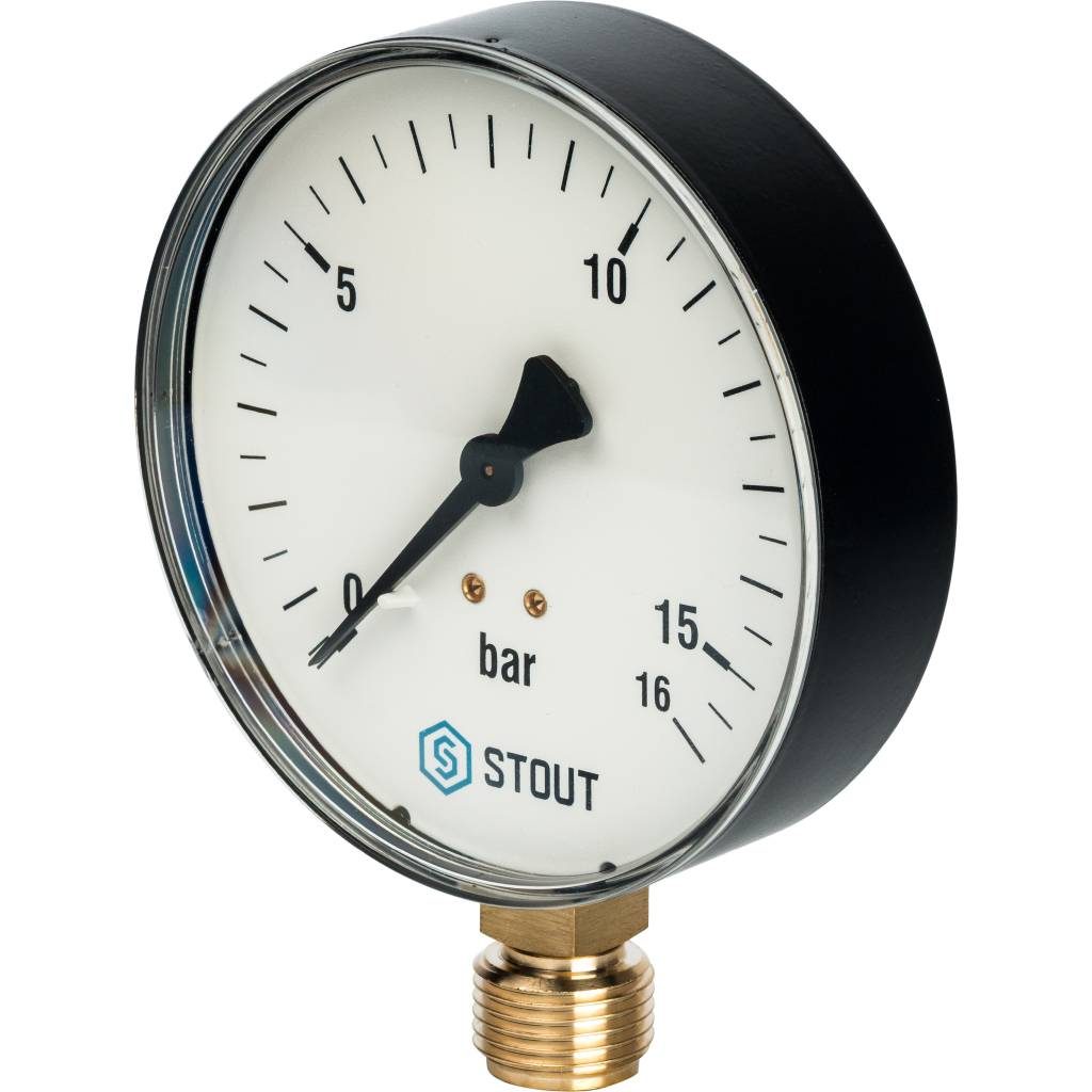 Манометр радиальный Stout SIM-0010-101615