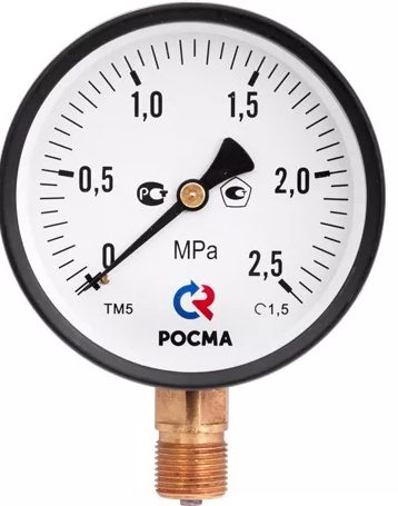 Манометр ТМ610Р.05 (0- 25атм) Росма НТ00183998