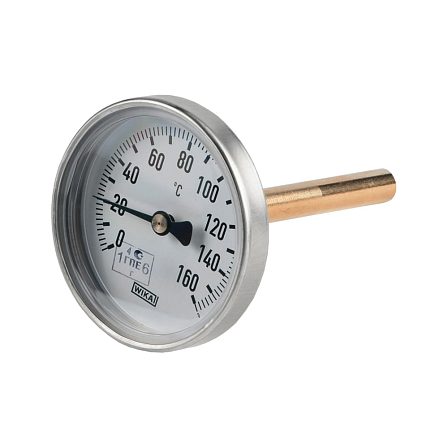 Фото Термометр Wika A50.10 160С Дк80 L=60 G1/2" 1