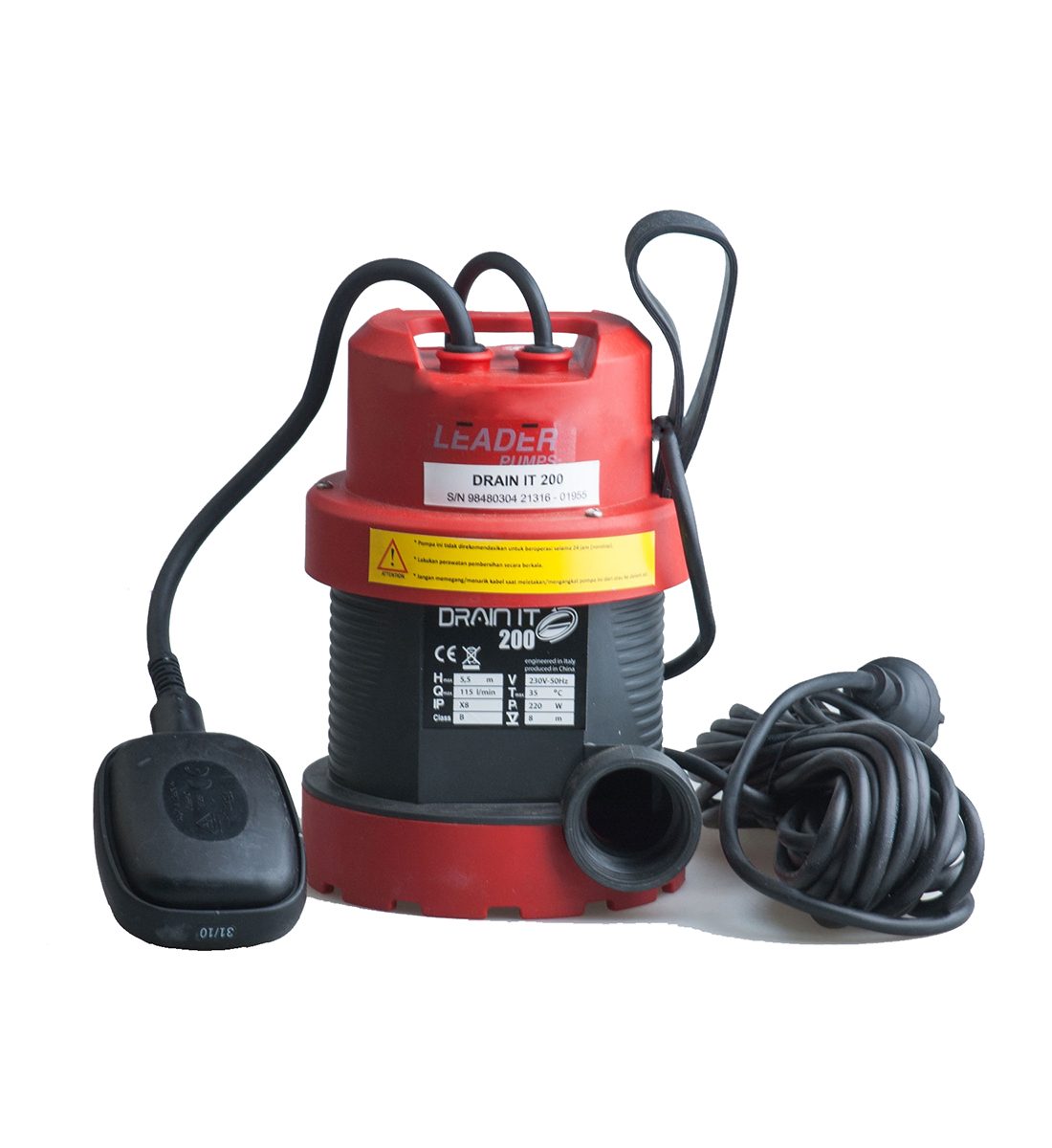 Насос DRAIN IT D-200 WITH 5MT CABLE DAB 60178548