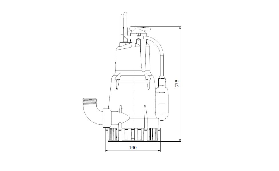 Фото Насос Grundfos KPC 600 A 1x220 50Hz Schuko CN 1