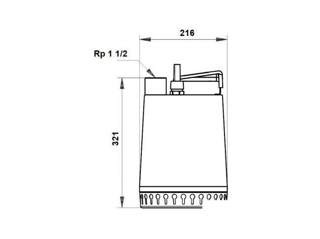 Фото Насос Grundfos UNILIFT AP12.40.06.A3 3x400V 10m,CEE 1