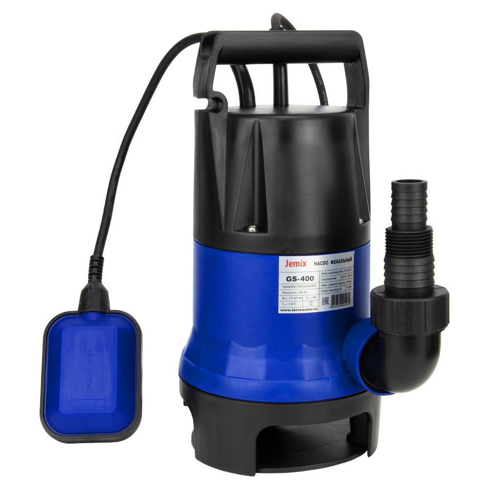 Насос фекальный GS-400 Jemix 88407
