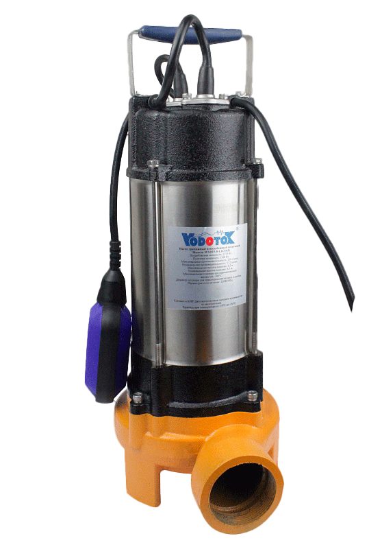Насос фекальный WSD25-14-1.8CD (F) Vodotok L8164