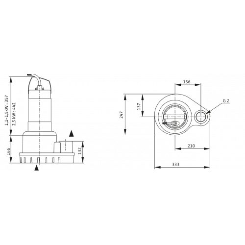 Фото Насос Wilo PADUS UNI M05/T25-540/A 1