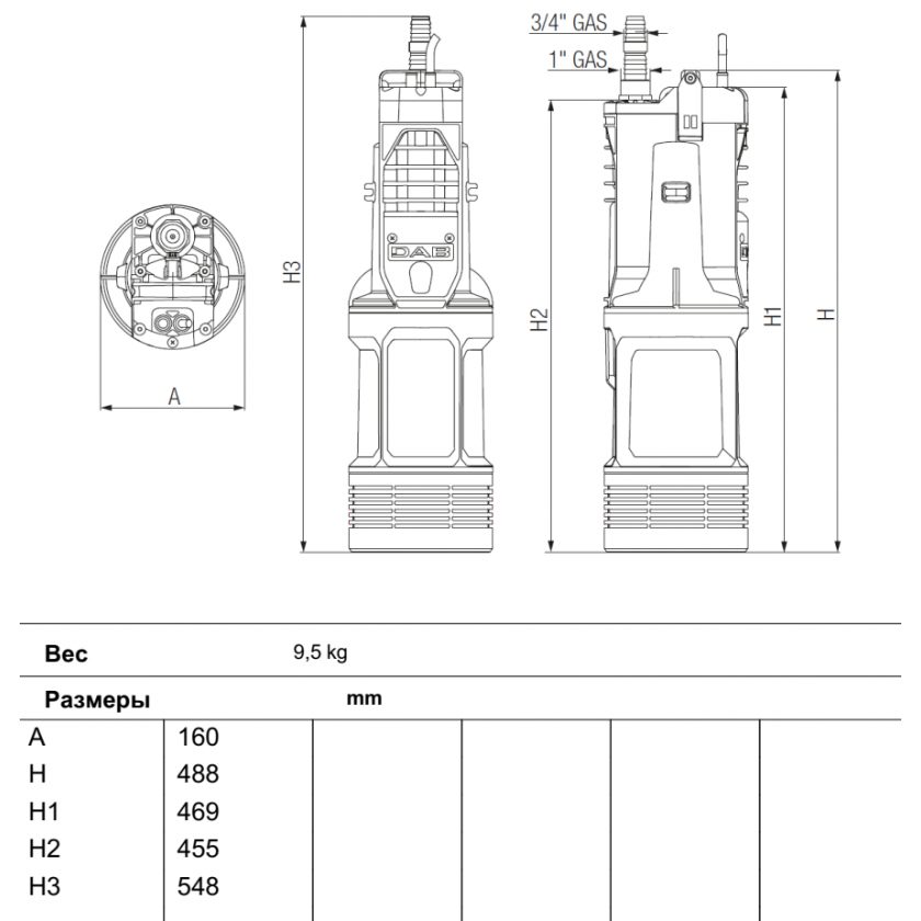 Фото Насос DAB DIVERTRON Х 650 2