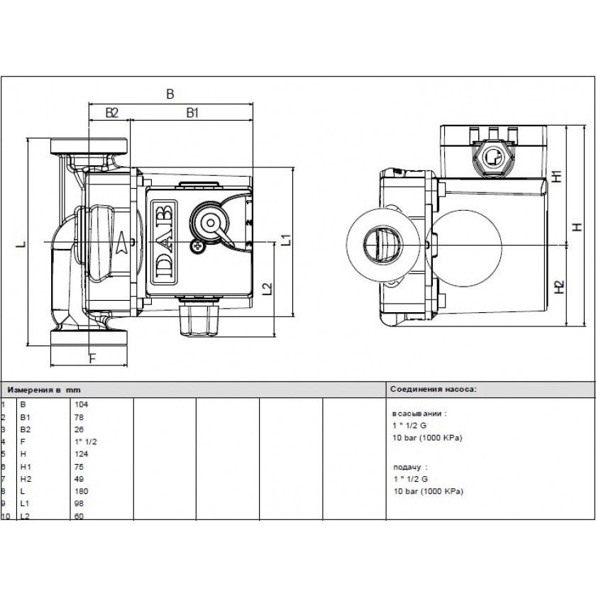 Фото Насос DAB VA 25/180(1")M230/50 2