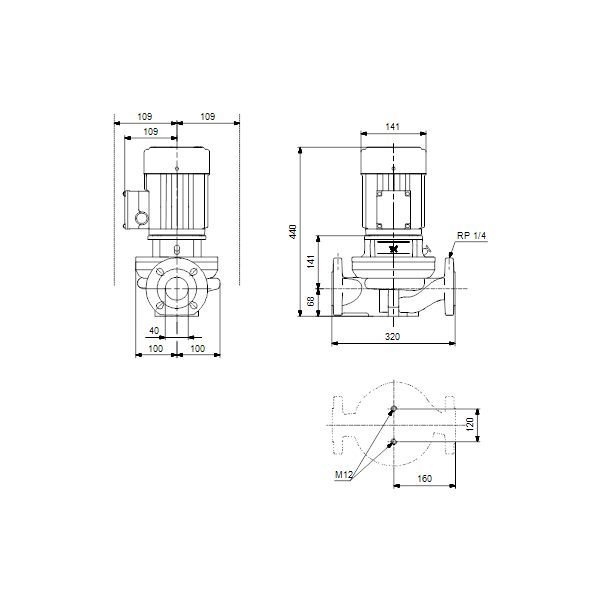 Фото Насос Grundfos TP 40-190/2 A-F-A-BQQE-FX1 4