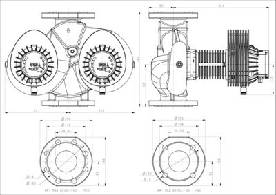 Фото Насос циркуляционный ImpPumps NMTD MAX C 80/80 F360 PN10 2
