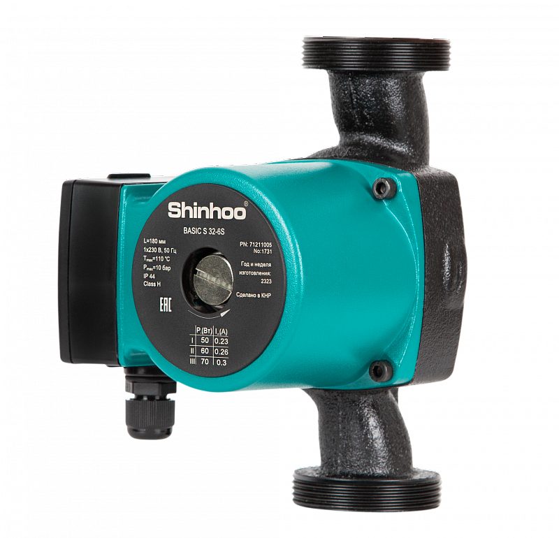 Фото Насос циркуляционный SHINHOO BASIC S 32-8S 180 1x230V 2