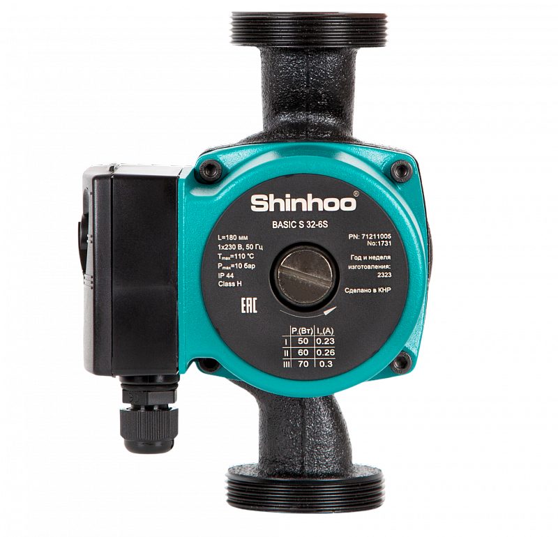 Насос циркуляционный BASIC S SHINHOO 71211006