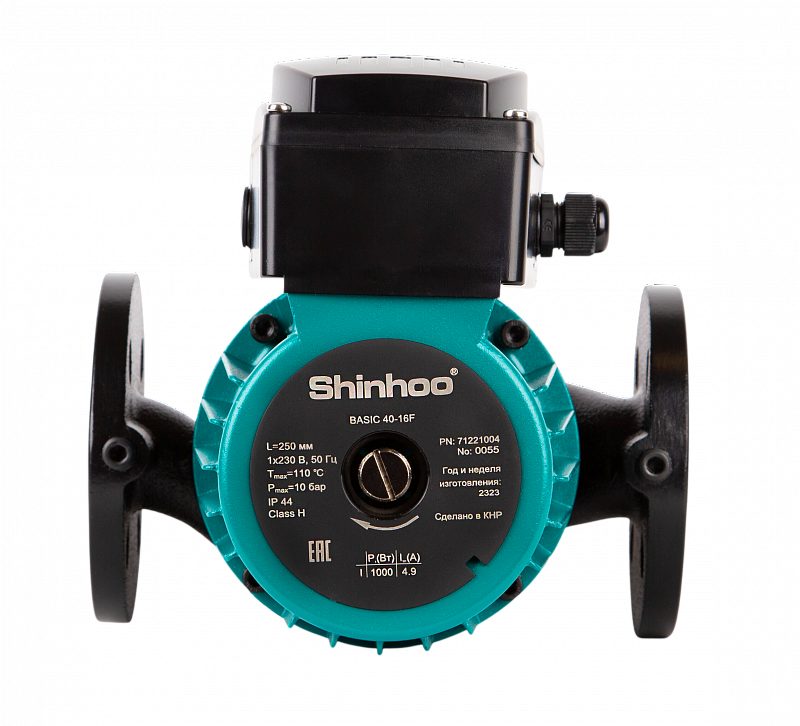 Насос циркуляционный BASIC 40-16F SHINHOO 71221004