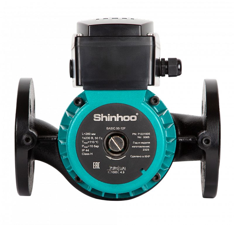 Насос циркуляционный BASIC 50-12F SHINHOO 71221005