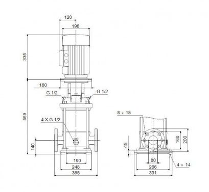 Фото Насос Grundfos CR45-1-1 A-F-A-E-HQQE 3x400D 50 HZ 1