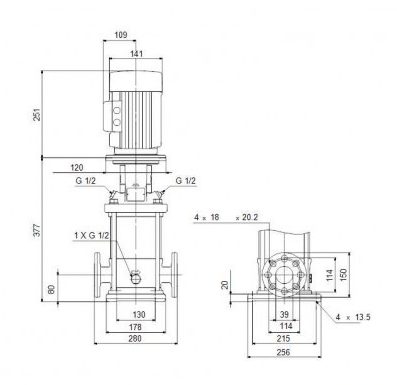 Фото Насос Grundfos CR10-3 A-FJ-A-E-HQQE 3x230/400 50 HZ 1