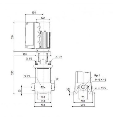 Фото Насос Grundfos CRE3-5 A-A-A-E-HQQE 1x200-240 60HZ 1