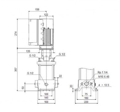 Фото Насос Grundfos CRE5-5 N-A-A-E-HQQE 3x380-500 60HZ 1