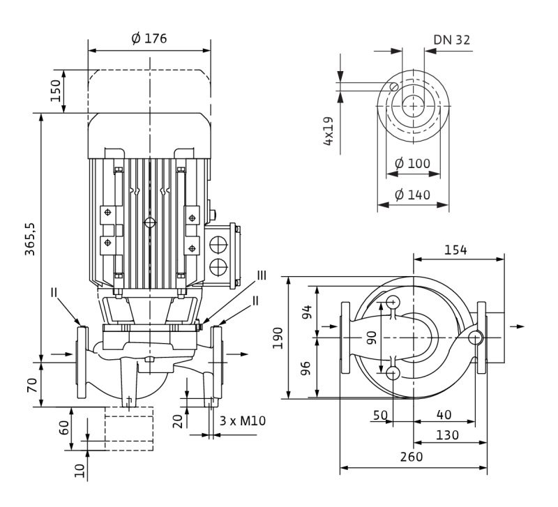 Фото Насос Wilo IPL 32/135-1,5/2 1