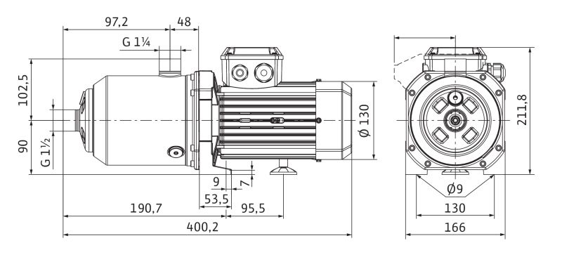 Фото Насос Wilo MEDANA CH1-L.1002-1/E/E/10T 1
