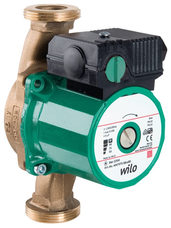 Насос STAR-Z 25/2 EM Wilo 4029062