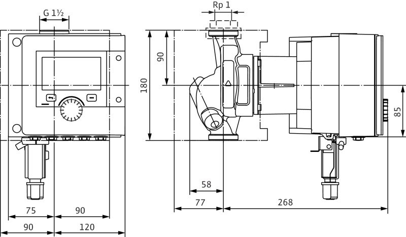Фото Насос Wilo Stratos MAXO-Z 25/0,5-12 PN16 1