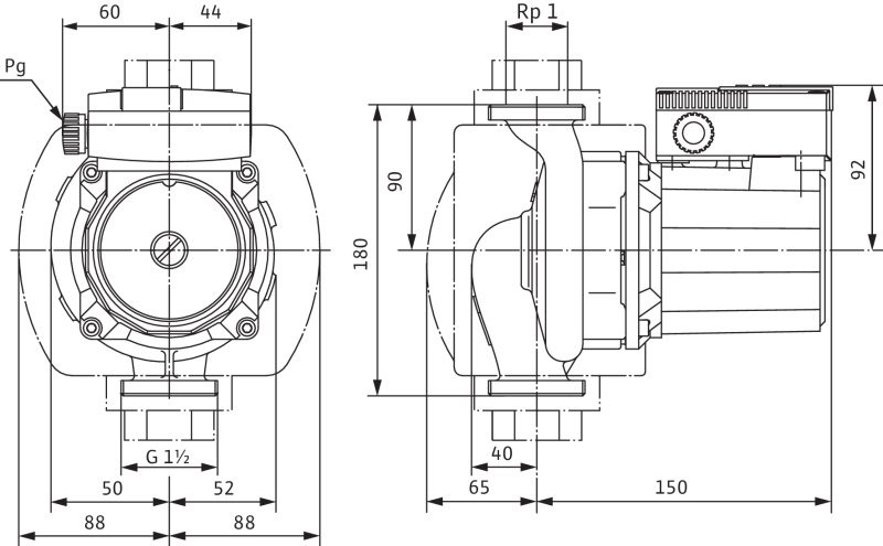 Фото Насос Wilo TOP-S 25/5 EM PN6/10 1