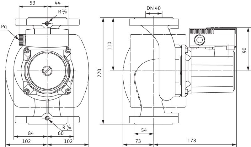 Фото Насос Wilo TOP-S 40/4 DM PN6/10 2
