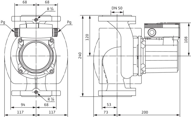 Фото Насос Wilo TOP-S 50/4 DM PN6/10 2