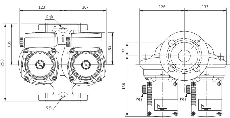 Фото Насос Wilo TOP-SD 40/3 DM PN6/10 1