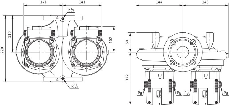 Фото Насос Wilo TOP-SD 32/10 EM PN6/10 2