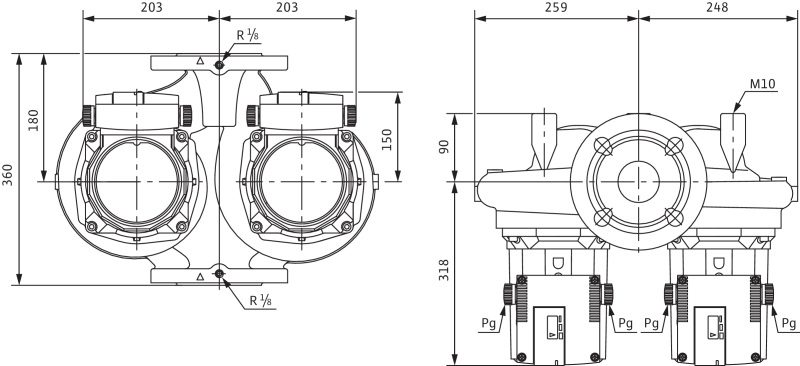 Фото Насос Wilo TOP-SD 80/15 DM PN10 1