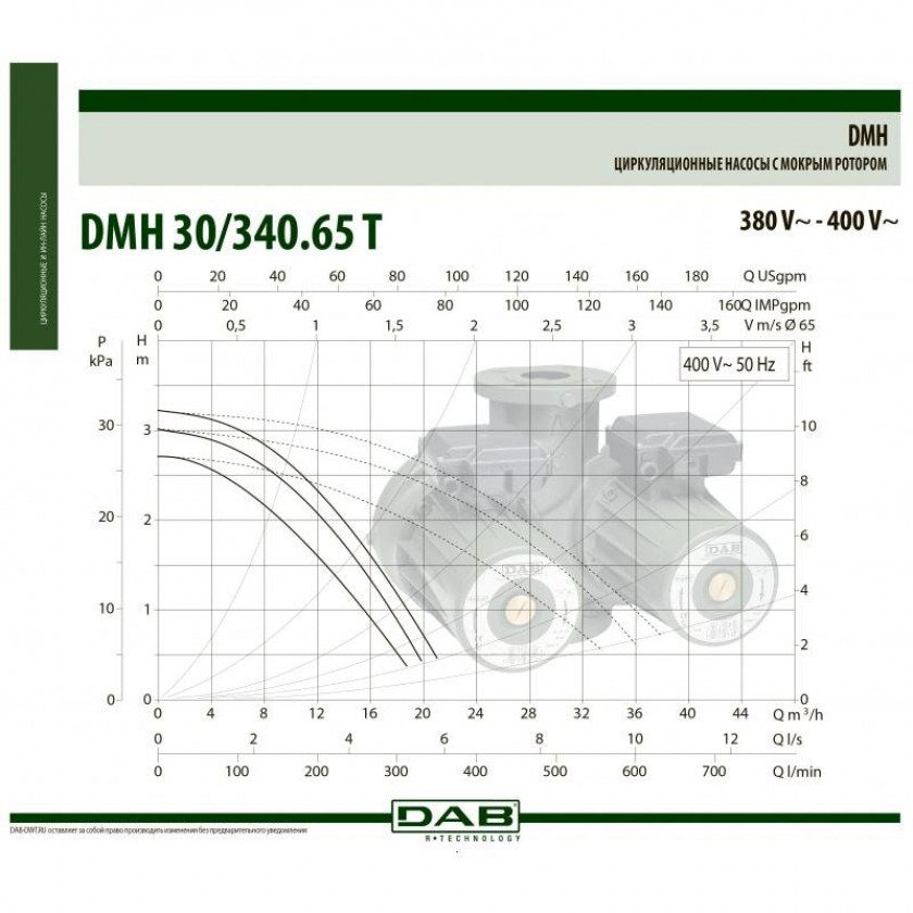 Фото Насос циркуляционный промышленный DAB DMH 30/340.65 T 1