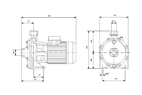 Фото Насос Grundfos NS 3-40 Schuko IT 1