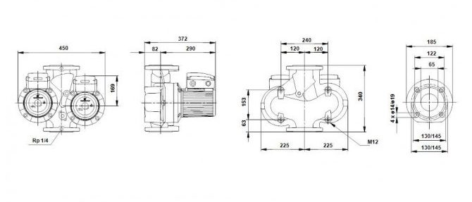 Фото Насос Grundfos UPSD 65-120 F 3x400-415V PN6/10 w/relay 1