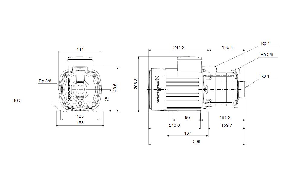 Фото Насос Grundfos CM3-6 A-R-A-E-AVBE C-A-A-N 1