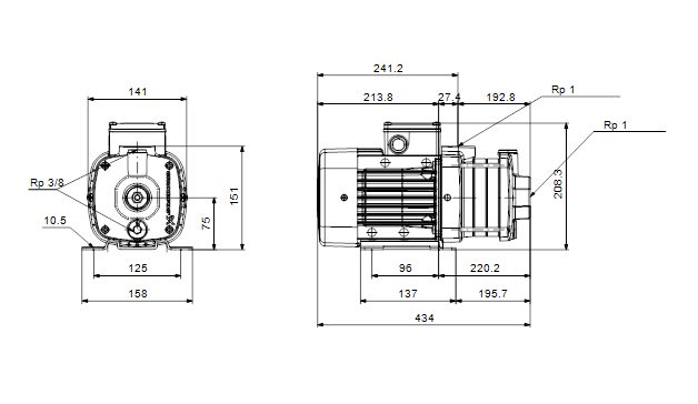 Фото Насос Grundfos CM3-8 A-R-A-E-AVBE C-A-A-N 2