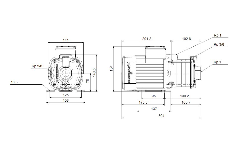 Фото Насос Grundfos CM1-3 A-R-A-E-AVBE F-A-A-N 2