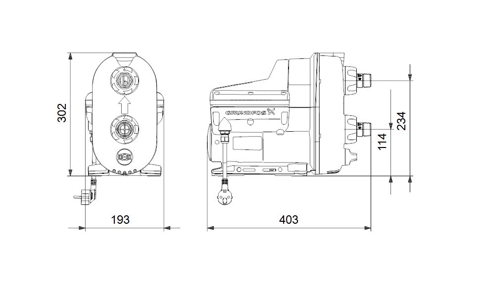 Фото Установка водоснабжения Grundfos SCALA2 3-45 AKCCDE 1