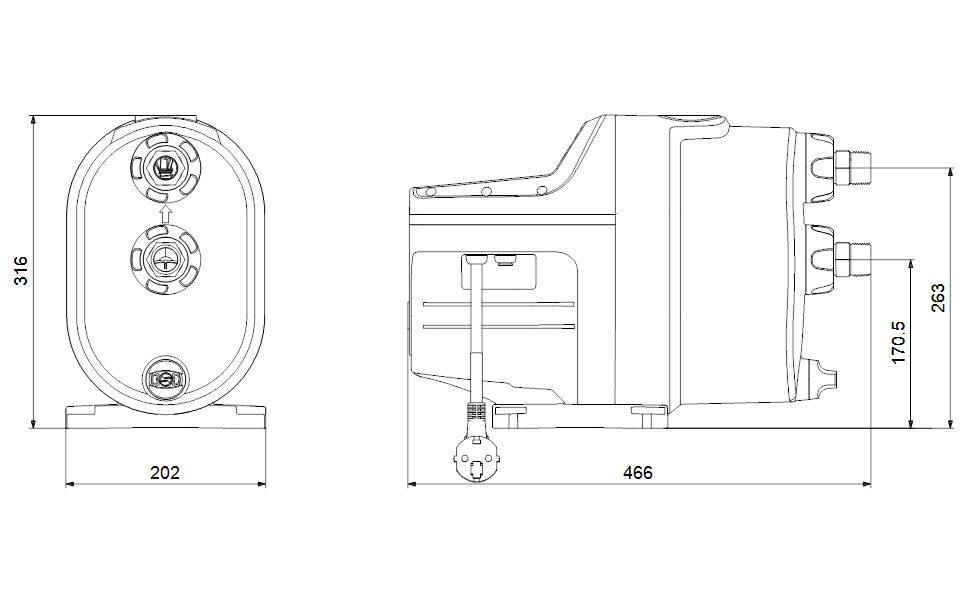 Фото Установка водоснабжения Grundfos SCALA1 3-35 1