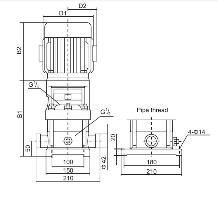 Фото Насос ImpPumps BL4-3R 0.55kW 1