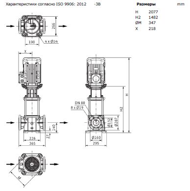 Фото Насос Wilo HELIX FIRST V 5209-5/30/E/KS/400-50 2